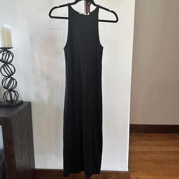 Athleta Midi Slimming Tank Dress in Black (Size XS) - Picture 1 of 7